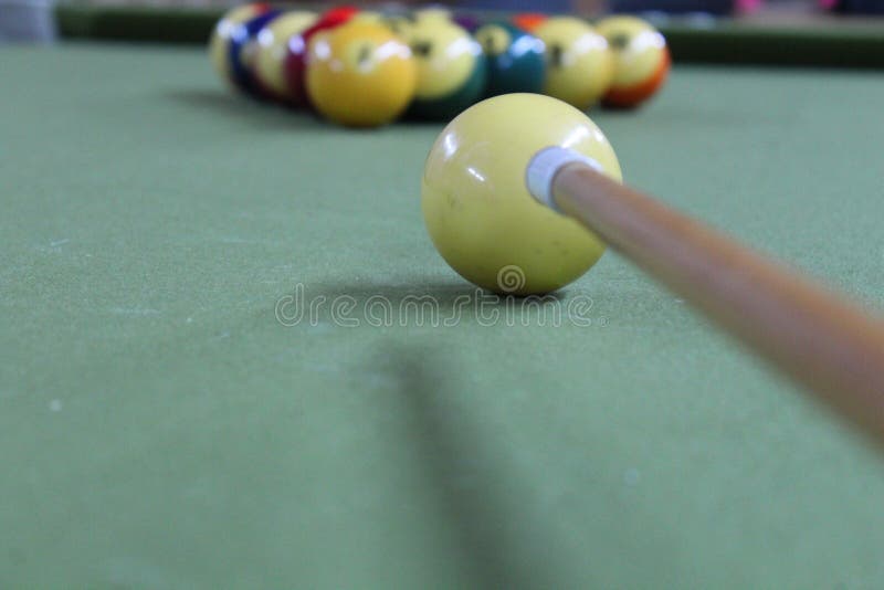 Billiards Break 4 stock image. Image of felt, shot, break 3979307