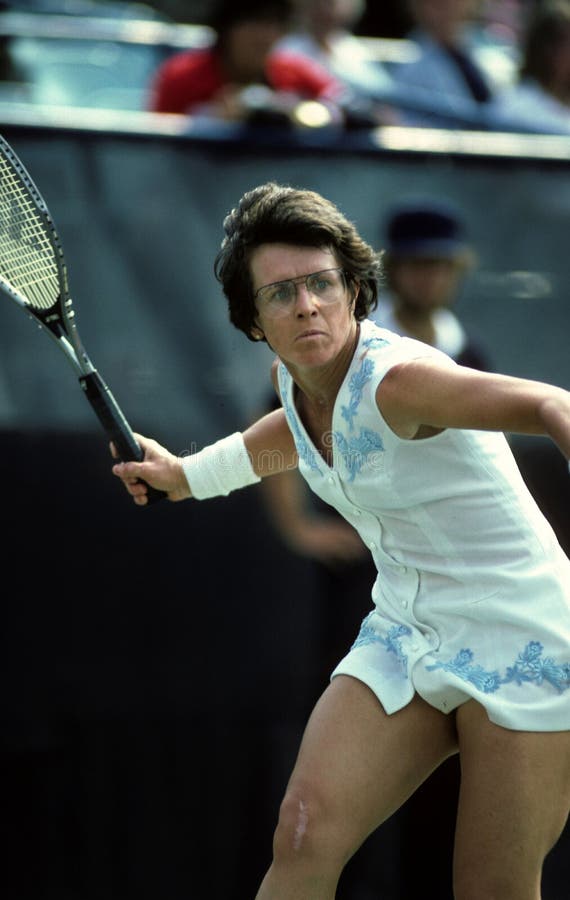 Billie Jean King fotografia royalty free