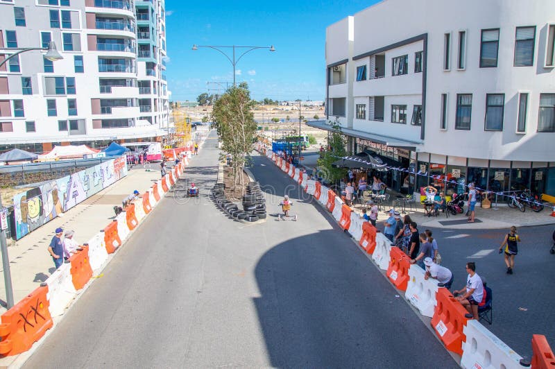 Billy Cart Festival: To The Finish royalty free stock images Billy Cart Festival: To The Finish royalty free stock images