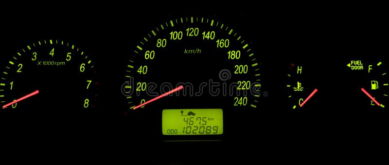 bilspeedometer royaltyfri fotografi bilspeedometer royaltyfri fotografi