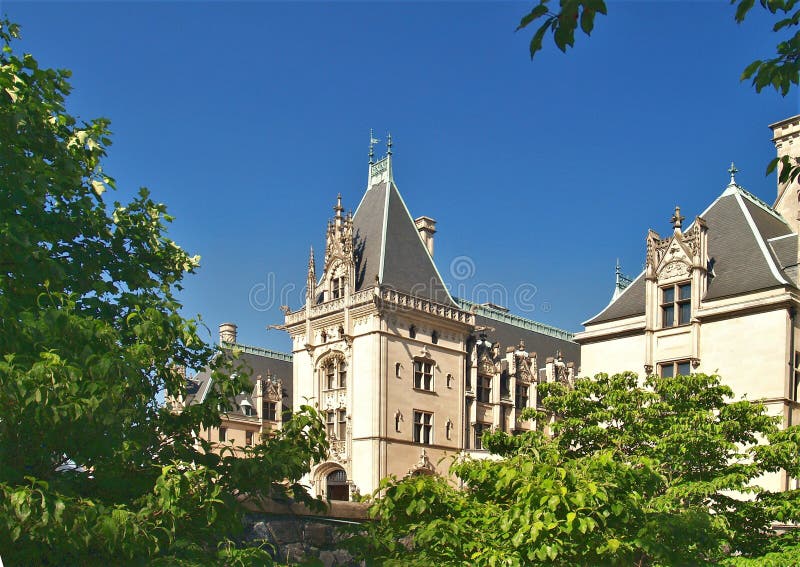 Biltmore House And Gardens In Asheville Stock Image Image Of