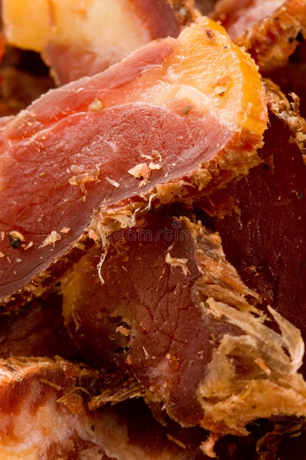 Biltong SouthAfrican Dried Meat Snack Stock Image Image of africa