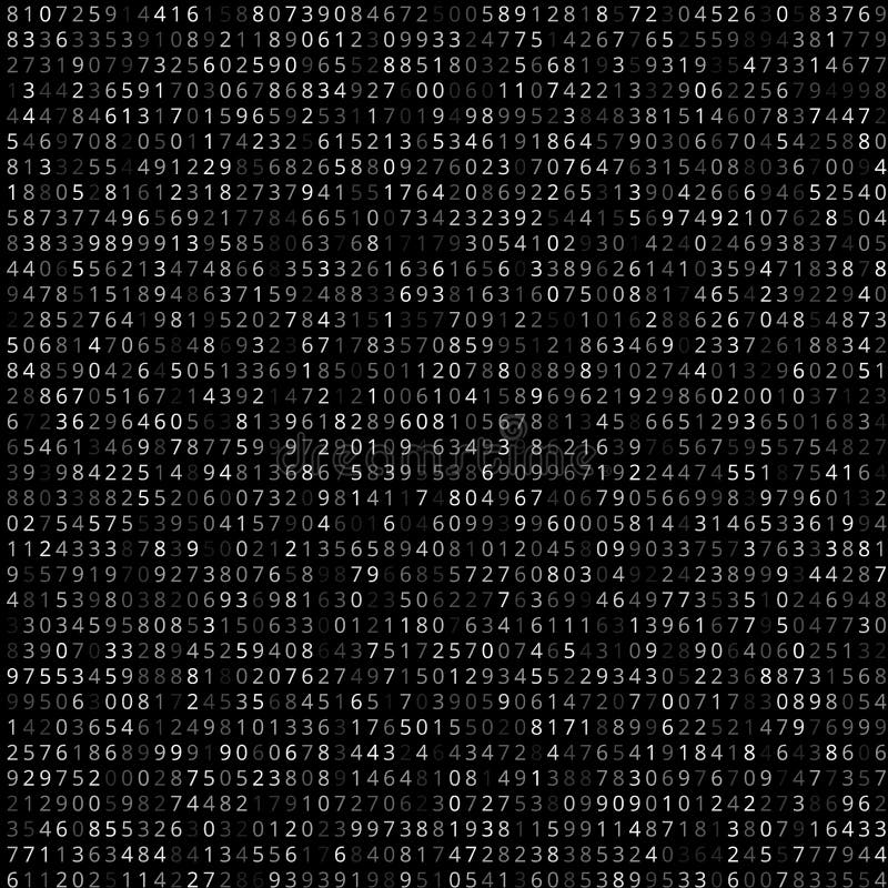Binaire code royalty-vrije illustratie