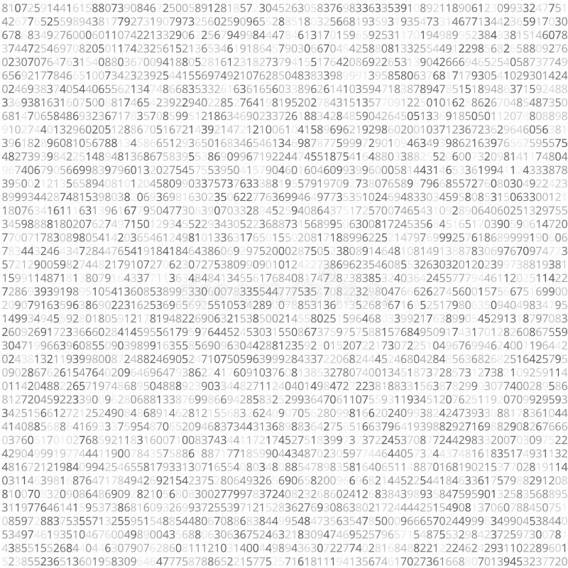 Binaire code vector illustratie