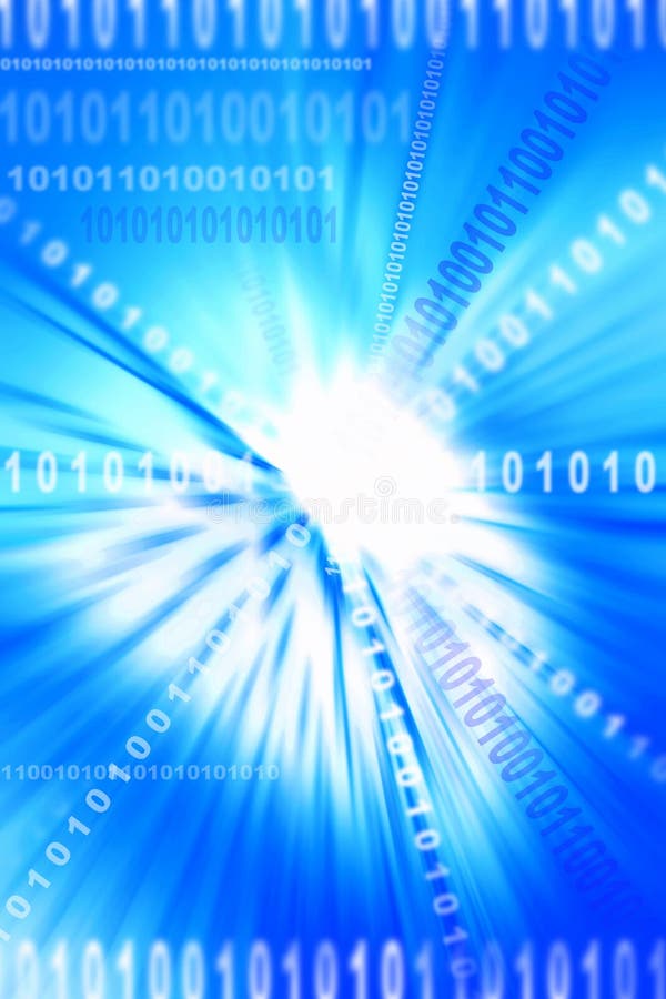 Binaire codes royalty-vrije illustratie