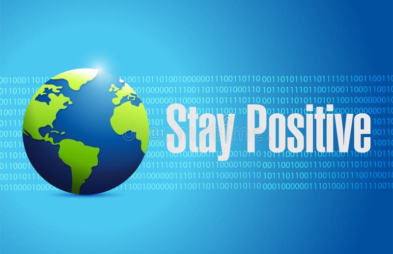 binaire het tekenillustratie van de verblijfs positieve bol stock illustratie binaire het tekenillustratie van de verblijfs positieve bol stock illustratie