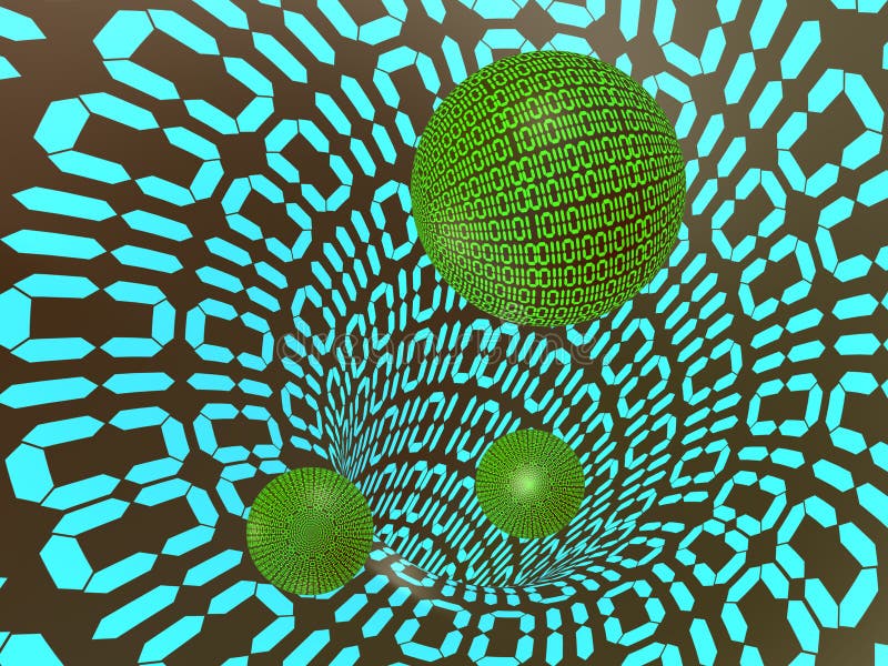 Binary code. Homogeneous structure or background. 3d. Binary code path illustrations