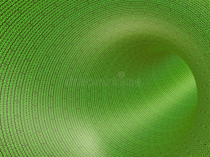 Binary code. Three-dimensional graphic image. 3d. Dimensional binary code illustrations