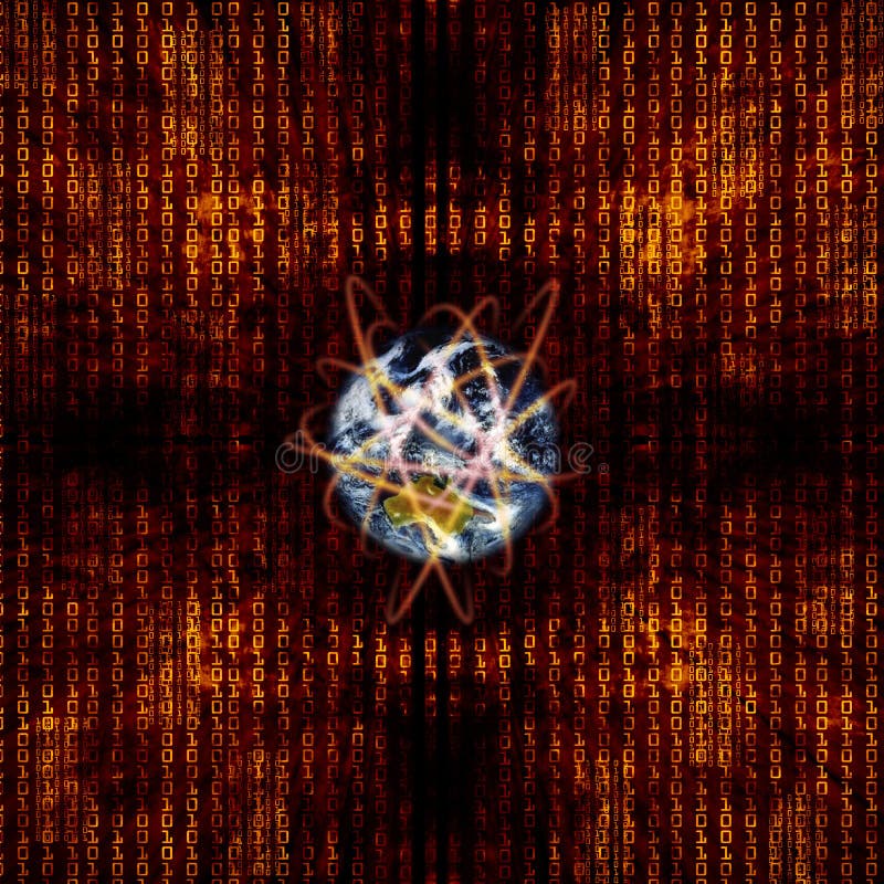 Across. of is top :. Binary code rays illustrations