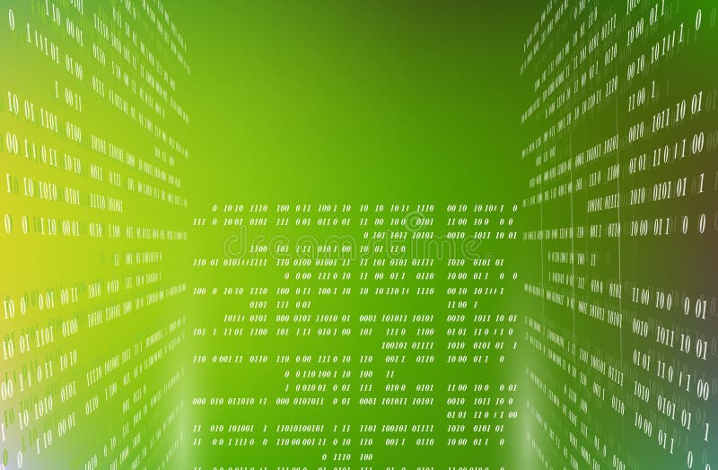 Binary code Background abstract illustration object gradient royalty free illustration