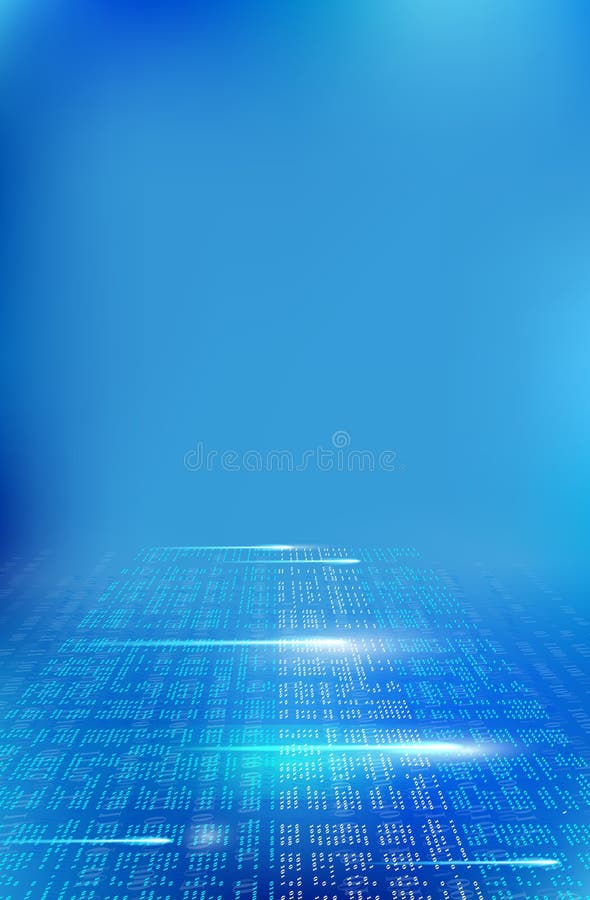 Binary code Background abstract illustration object gradient vector illustration
