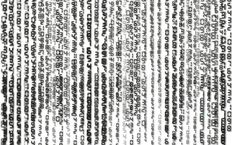 Binary code background abstract stock illustration