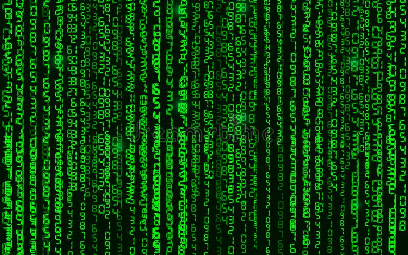 Binary code background abstract stock illustration