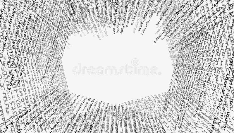 Binary code background abstract stock illustration