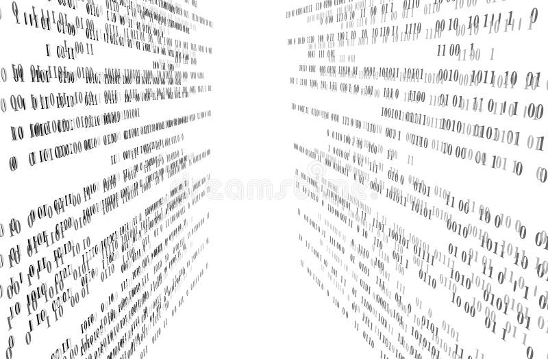 Binary code Background background abstract illustration royalty free illustration