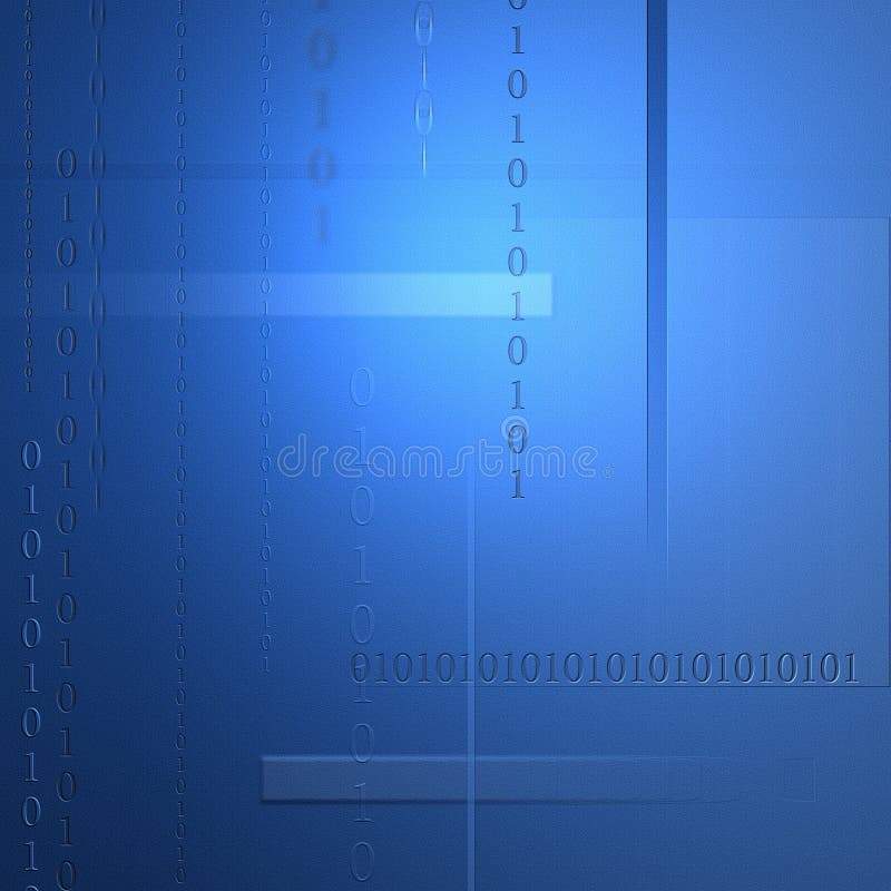 Binary code background. 3D rendering. Binary data software programming code background illustrations