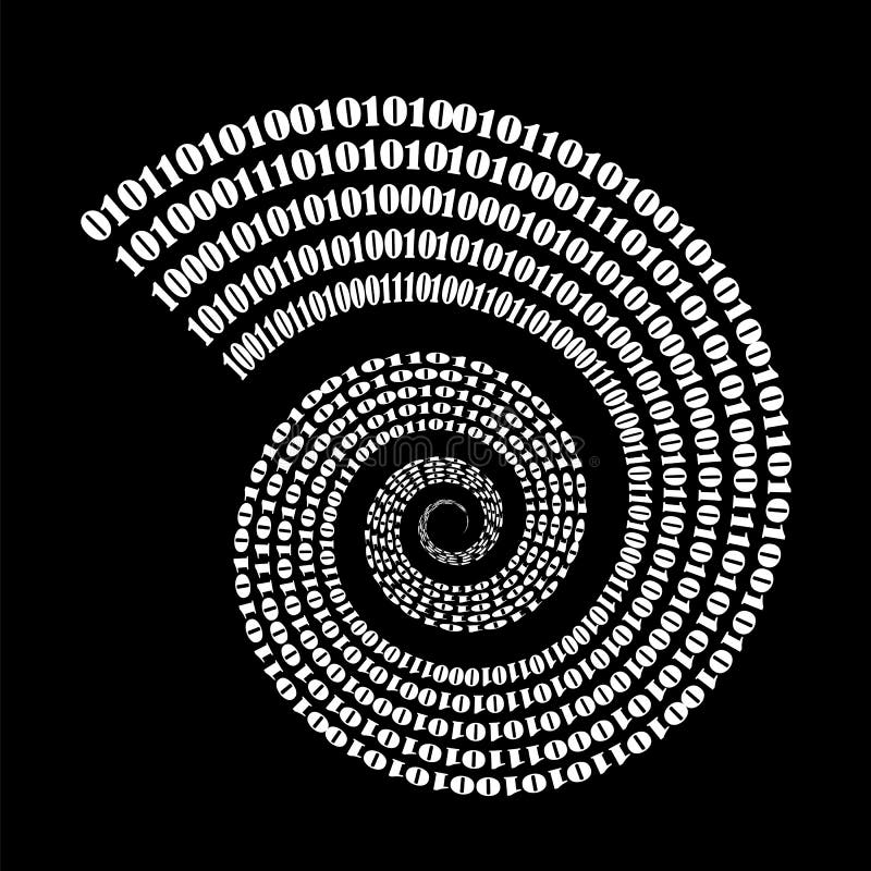 Binary Code Background. Numbers Concept. Algorithm, Data Code, Decryption and Encoding. Binary code programming tech concept background vectors