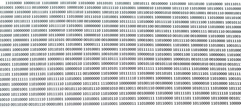 Binary code background. Numbers pattern stock photography
