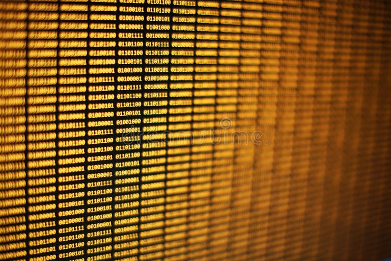 Binary Code Background , Texture with Mathematic Symbols. Numeral ...