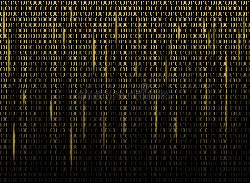 Binary Matrix Computer Data Code Vector Seamless Background Stock ...