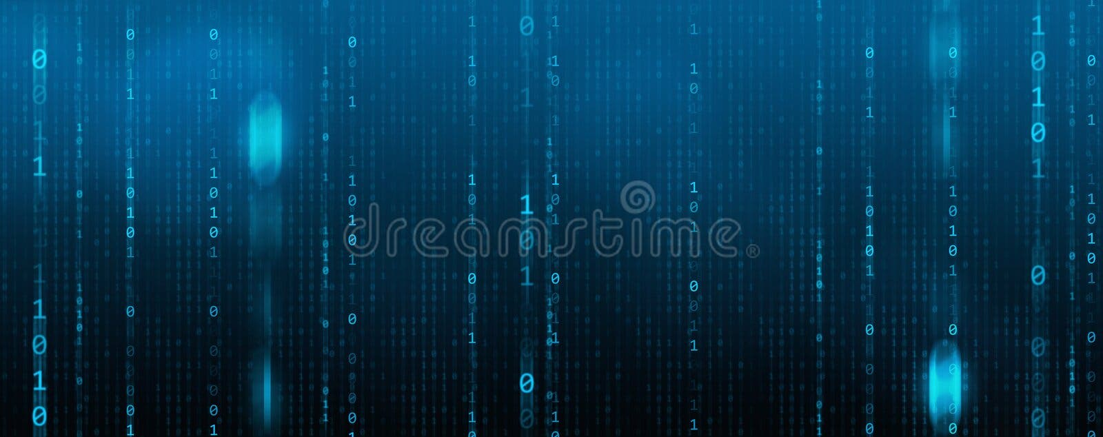 Binary Code Backgrounds, a Sequence of Zero and One Number on a Green ...