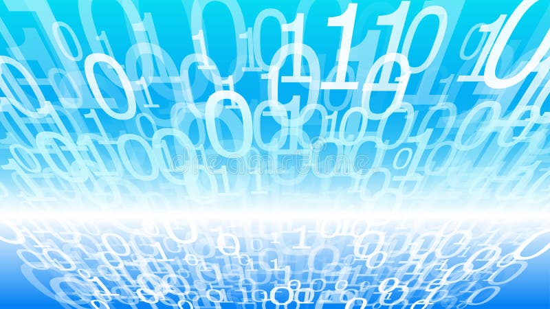 Binary code digits background, cyber security vector backgrounds vector illustration