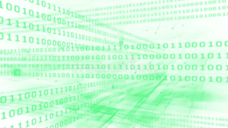 Binary code grid on white background royalty free illustration