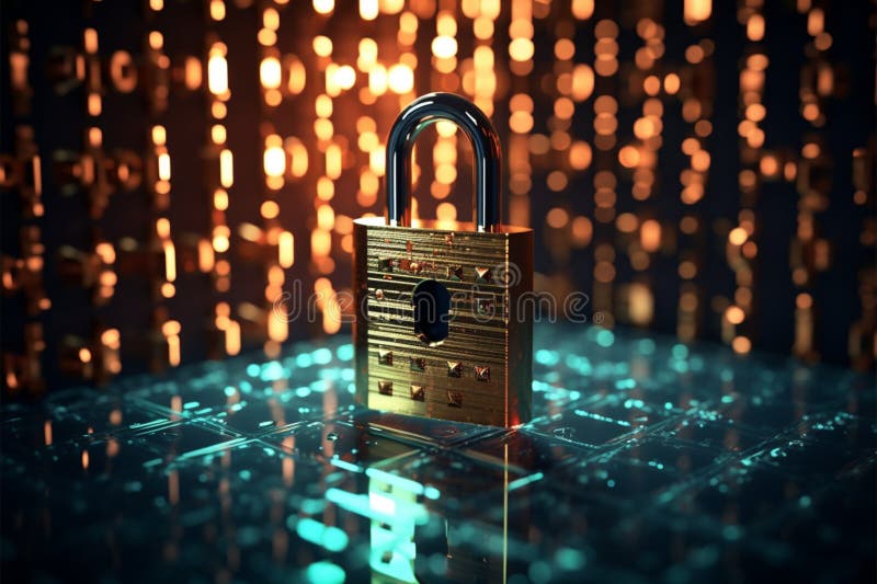 Apărarea cu cod binar este crucială pentru protejarea datelor împotriva amenințărilor cibernetice vector illustration