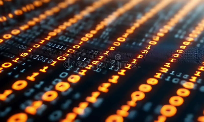 Binary Code Matrix. high-resolution background. Code programming video