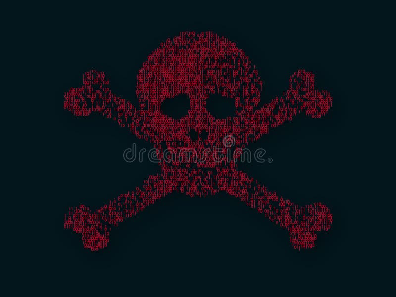 Binary Skull Stock Illustrations 576 Binary Skull Stock Illustrations Vectors Clipart Dreamstime