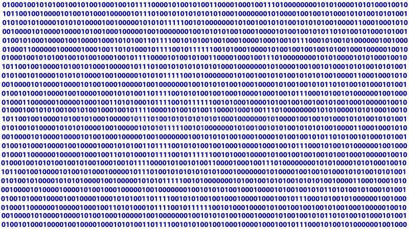 Binary code in a vector. Cyber data, decryption, and encryption in vector. Zero and one background. Vector binary code vectors