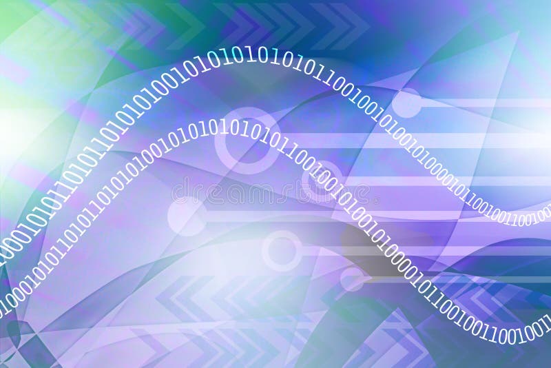 Binary data leak royalty free illustration Binary data leak royalty free illustration