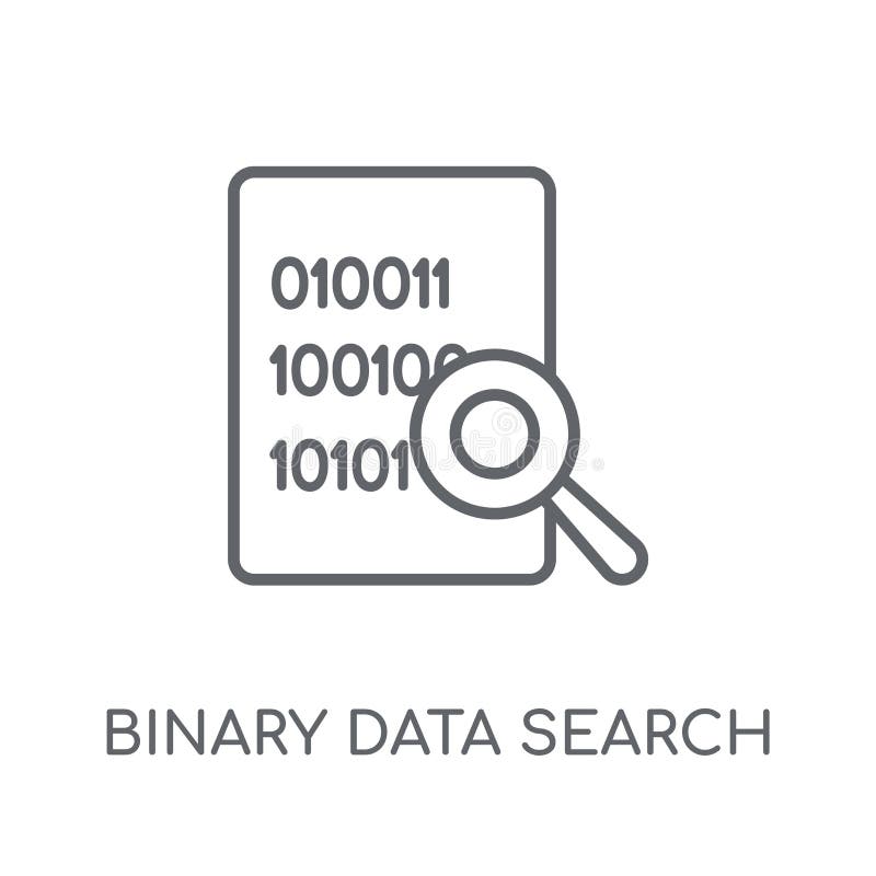 Type binary data. Data search.