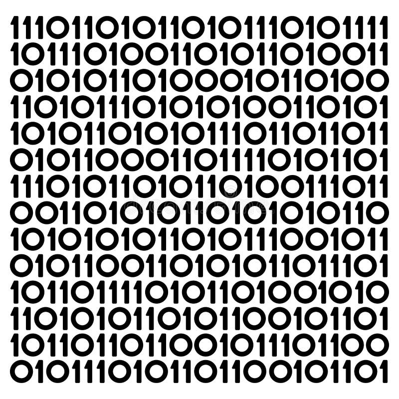 Binary Digital Background Vector Stock Vector Illustration Of Bits 