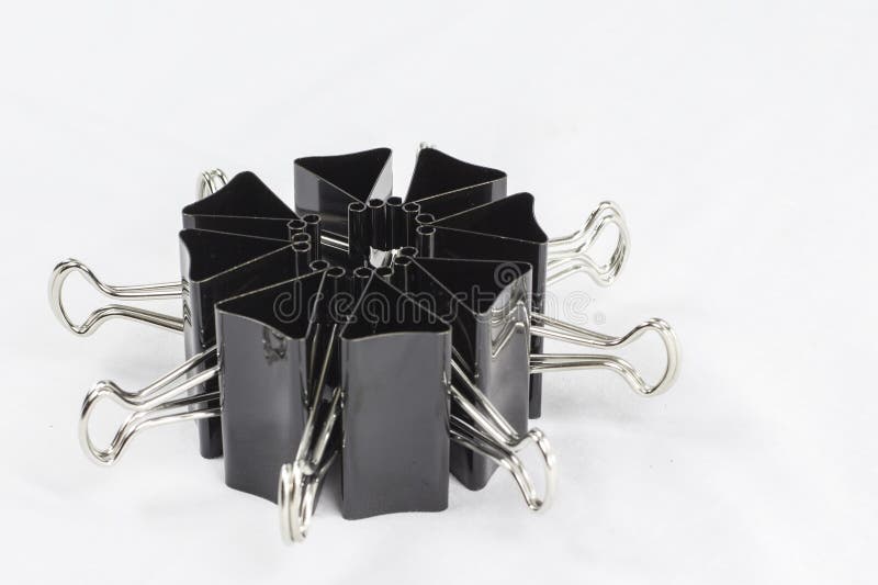 Binder Clip Circle 3 stock photo. Image of clips, business 33534600
