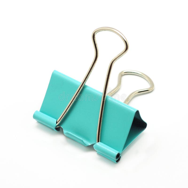 Binder clip stock image. Image of school, education, sheet 45398929