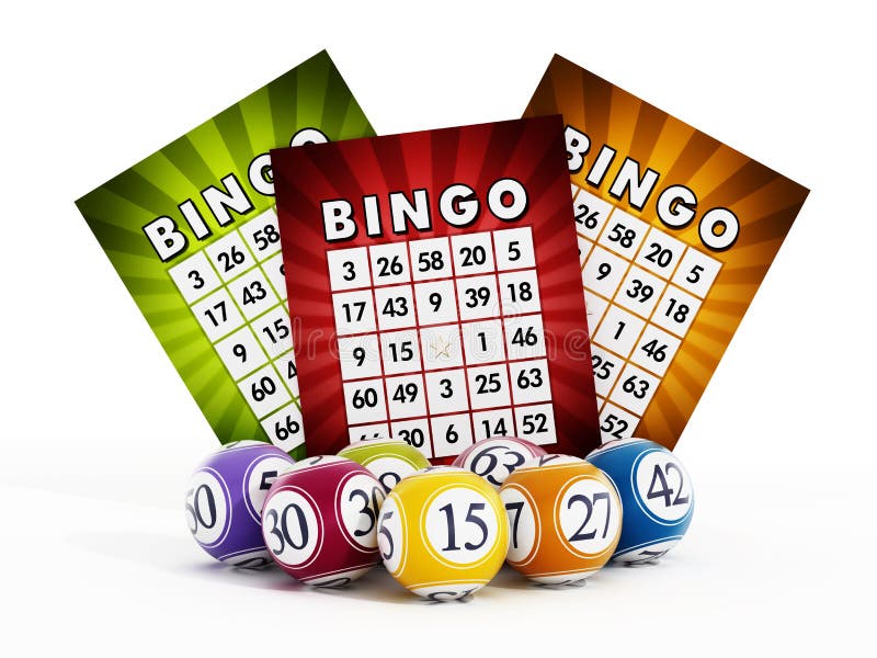 Bingo Card and Balls with Numbers Stock Illustration - Illustration of  ball, balls: 61841311