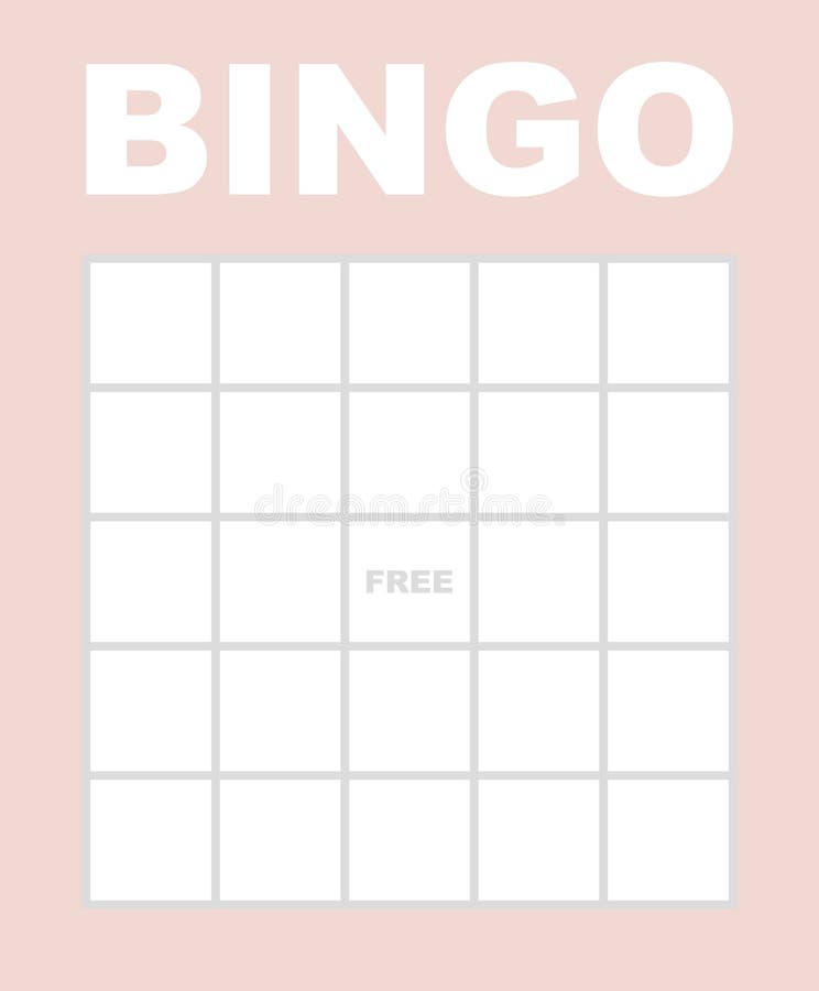 Bingo Card Template Stock Illustrations – 1,533 Bingo Card Template