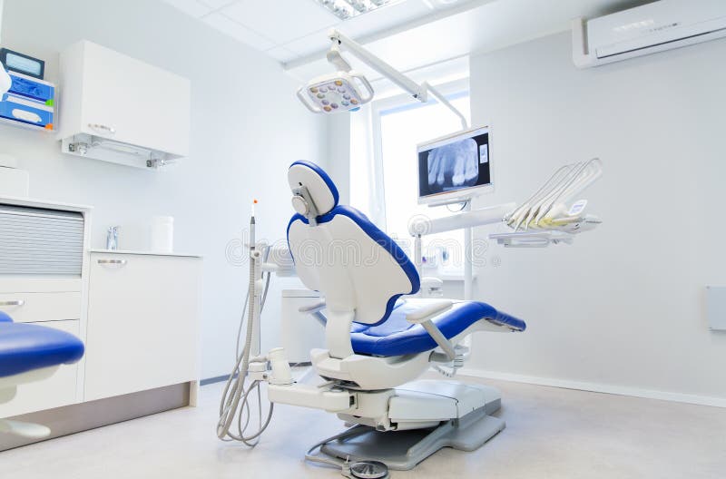 Binnenland van nieuw modern tandkliniekbureau