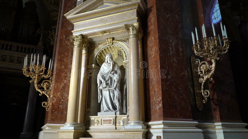 Binnenland van St Stephen Basiliek Szent Istvan Bazilika