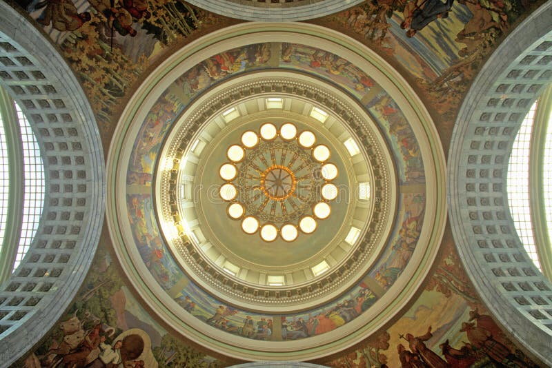 Interieur van het Capitool van Utah royalty-vrije stock afbeeldingen