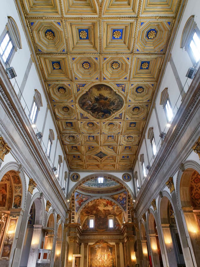 Binnenlands geschoten plafond Heilige Florido CittÃ Di Catello Italië
