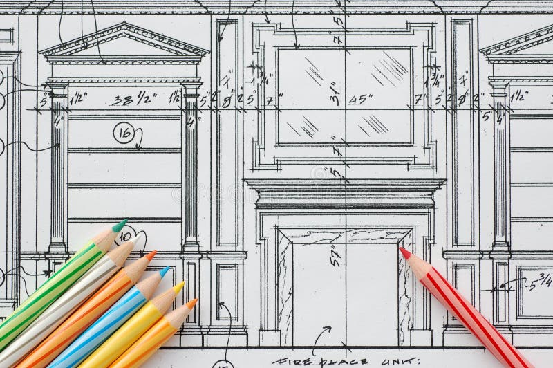 Binnenlandse ontwerpdetails stock illustratie Binnenlandse ontwerpdetails stock illustratie
