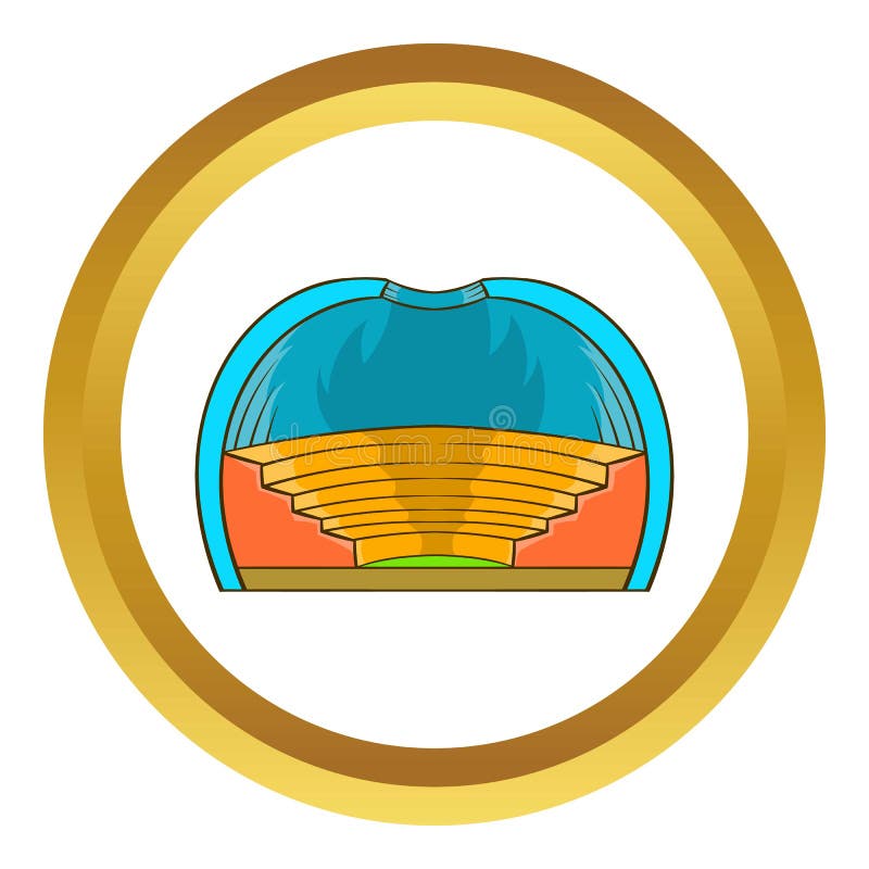 Binnenstadionpictogram vector illustratie Binnenstadionpictogram vector illustratie