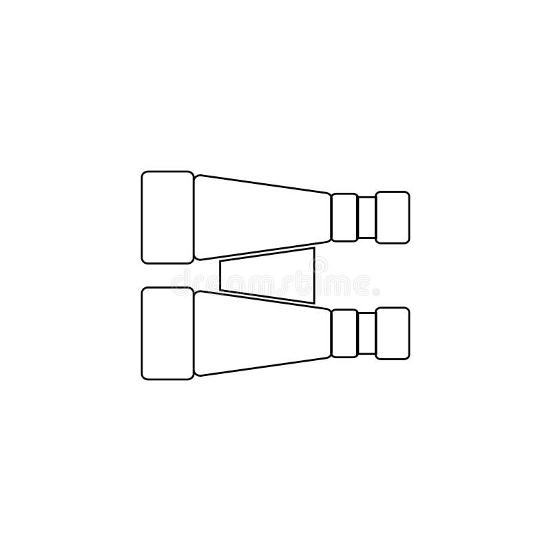 Binocular logo royalty free illustration