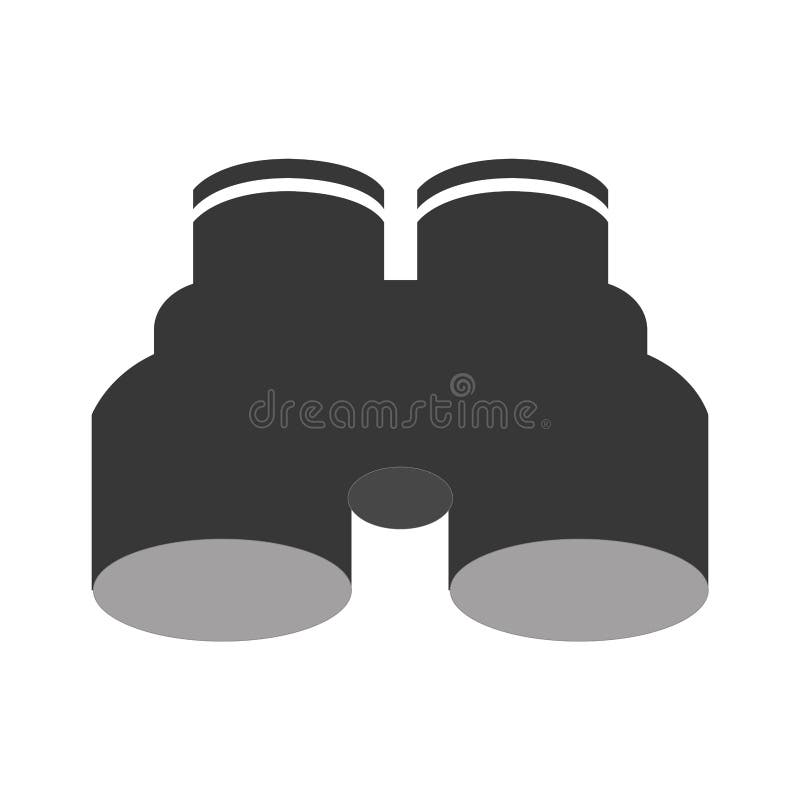 Binoculars Design. Optical Instrument Icon. Stock Illustration