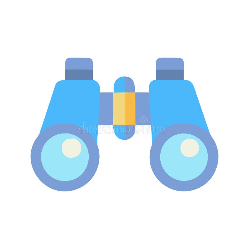 Binoculars icon for exploration a binoculars icon representing exploration and adventure vector illustratie