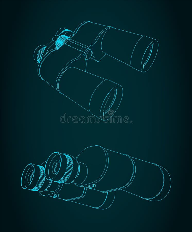 Binoculars illustration stock vector. Illustration of equipment 266590454