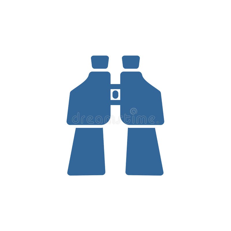 Binoculars Logo Design Vector Template, Outdoor Logo Design Concept, Icon Symbol Stock Vector