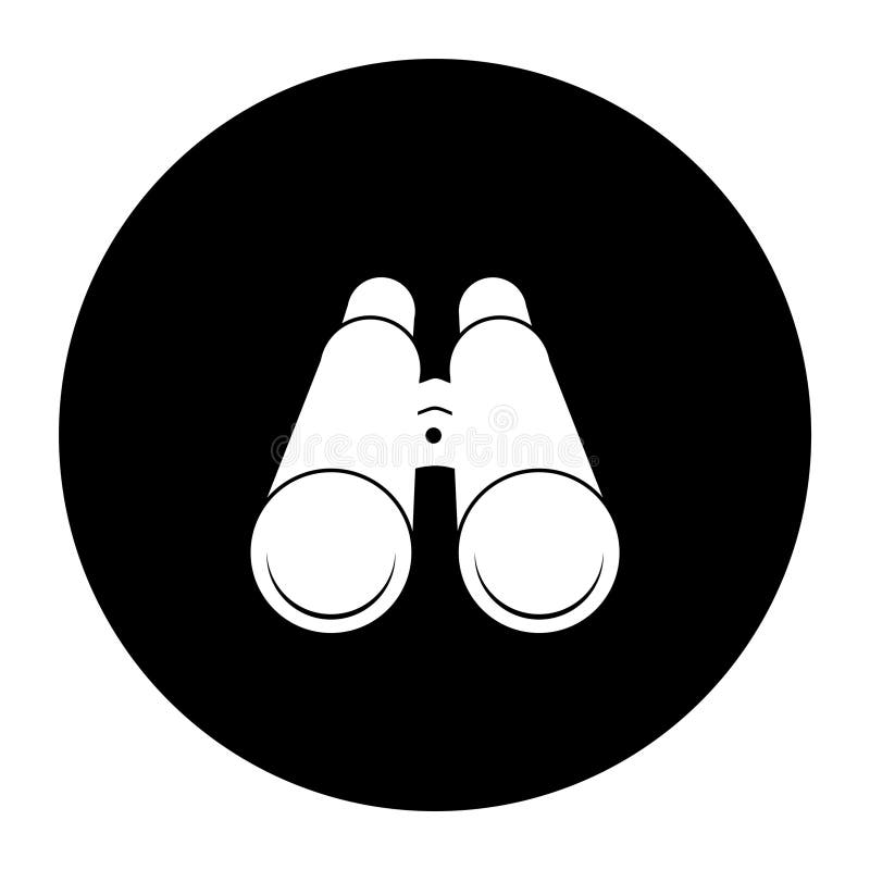 Binoculars logo icon vector vector illustration
